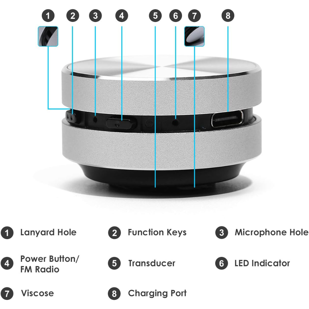 StickBeatz Portable Mini Speaker with Boosted Bass